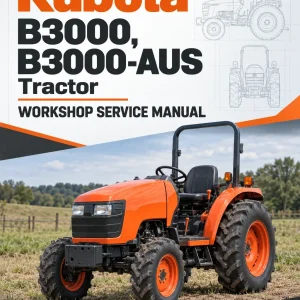 Kubota B3000, B3000-AUS Tractor Workshop Service Manual