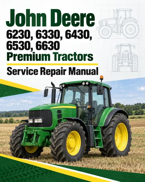 John Deere 6230, 6330, 6430, 6530, 6630 Premium Tractors Service Repair Manual John Deere 6230, 6330, 6430, 6530, 6630 Premium Tractors Service Repair Manual