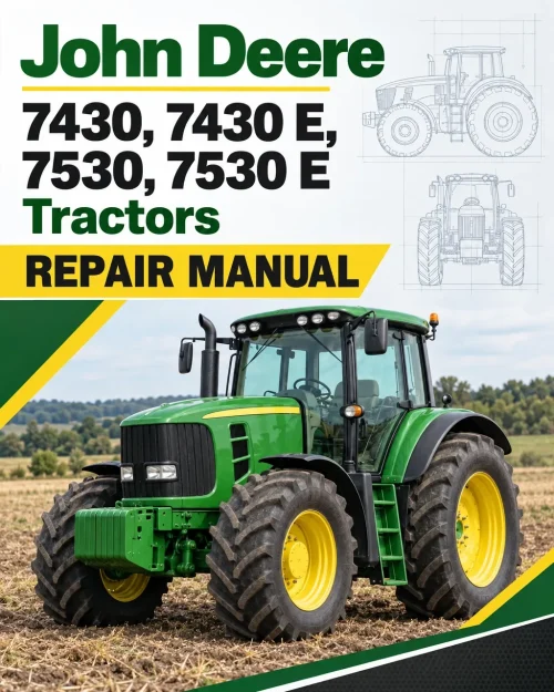 John Deere 7430, 7430 E, 7530, 7530 E (Premium) Tractors Repair Manual John Deere 7430, 7430 E, 7530, 7530 E (Premium) Tractors Repair Manual