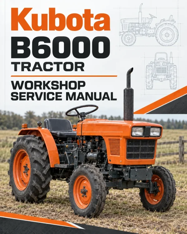 Kubota B6000 Tractor Workshop Service Manual Kubota B6000 Tractor Workshop Service Manual