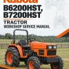 Kubota B6200HST, B7200HST Tractor Workshop Service Manual Kubota B6200HST, B7200HST Tractor Workshop Service Manual