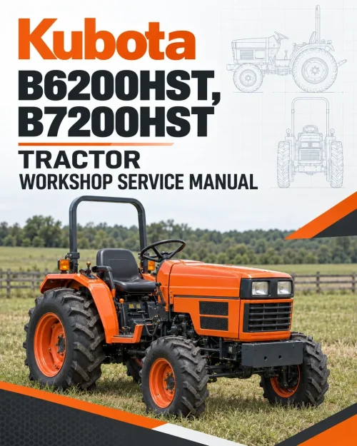 Kubota B6200HST, B7200HST Tractor Workshop Service Manual Kubota B6200HST, B7200HST Tractor Workshop Service Manual