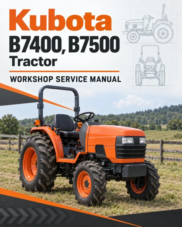 Kubota B7400, B7500 Tractor Workshop Service Manual