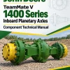 John Deere TeamMate V 1400 Series Inboard Planetary Axles Component Technical Manual (CTM143819)
