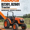 Kubota B2301, B2601 Tractor Workshop Service Manual Kubota B2301, B2601 Tractor Workshop Service Manual