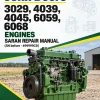 John Deere 3029, 4039, 4045, 6059, 6068 Engines Saran Repair Manual ( SN before - 499999CD)