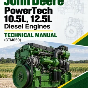 John Deere PowerTech 10.5L, 12.5L Diesel Engines Technical Manual (CTM650)