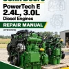 John Deere PowerTech E 2.4L, 3.0L Diesel Engines Repair Manual (CTM101019) John Deere PowerTech E 2.4L, 3.0L Diesel Engines Repair Manual (CTM101019)