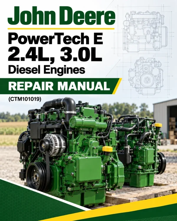John Deere PowerTech E 2.4L, 3.0L Diesel Engines Repair Manual (CTM101019) John Deere PowerTech E 2.4L, 3.0L Diesel Engines Repair Manual (CTM101019)