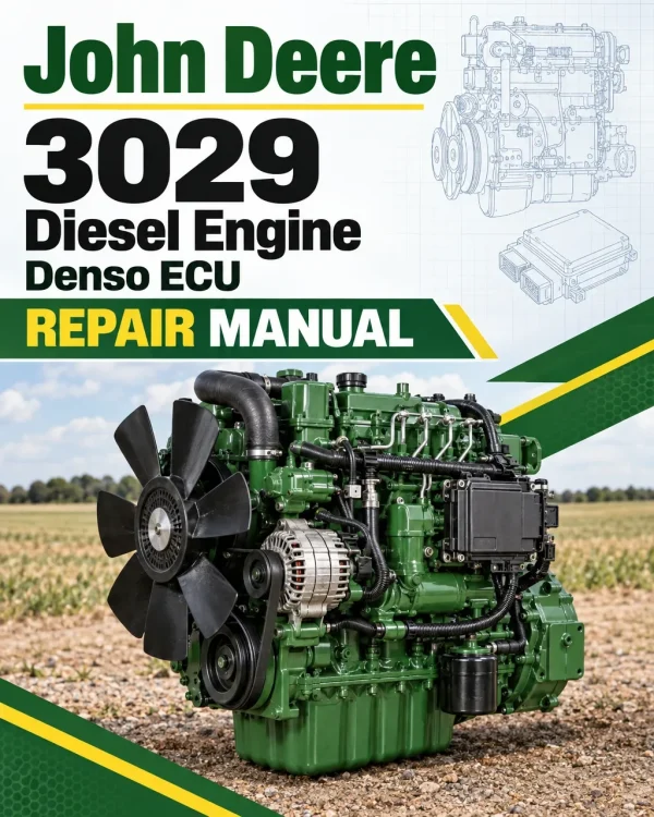 John Deere 3029 Diesel Engine - Denso ECU Repair Manual (CTM159719)
