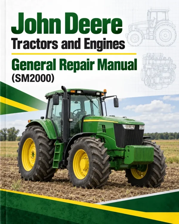 John Deere Tractors and Engines General Repair Manual (SM2000)