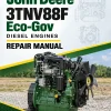 John Deere 3TNV88F Eco-Gov Diesel Engines Final Tier 4 Repair Manual (CTM144419)