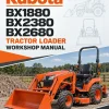 Kubota BX1880, BX2380, BX2680 Tractor Loader Workshop Manual Kubota BX1880, BX2380, BX2680 Tractor Loader Workshop Manual
