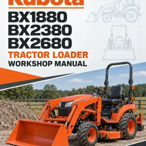 Kubota BX1880, BX2380, BX2680 Tractor Loader Workshop Manual