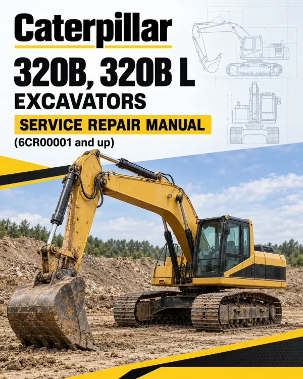 Caterpillar CAT 320B, 320B L Excavators Service Repair Manual (6CR00001 and up) Caterpillar CAT 320B, 320B L Excavators Service Repair Manual (6CR00001 and up)