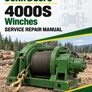 John Deere 4000S Winches Service Repair Manual (CTM166)