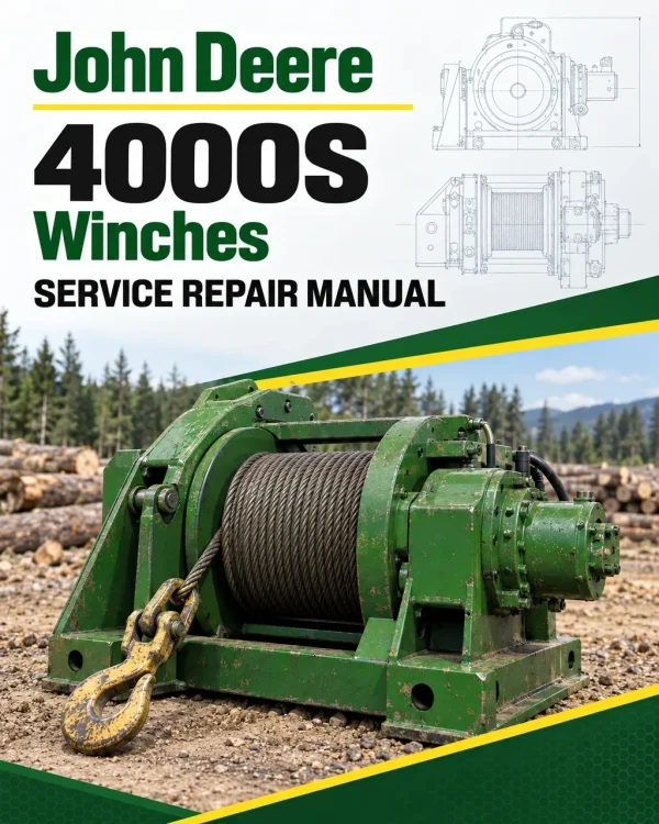 John Deere 4000S Winches Service Repair Manual (CTM166)