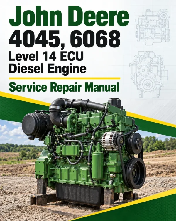 John Deere 4045, 6068 - Level 14 ECU Diesel Engine Service Repair Manual (CTM320) John Deere 4045, 6068 - Level 14 ECU Diesel Engine Service Repair Manual (CTM320)