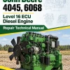 John Deere 4045, 6068 - Level 16 ECU Diesel Engine Repair Technical Manual (CTM502)