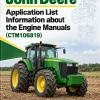 John Deere Application List Information about the Engine Manuals (CTM106819) John Deere Application List Information about the Engine Manuals (CTM106819)