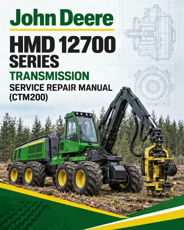 John Deere HMD 12700 Series Transmission Service Repair Manual (CTM200) John Deere HMD 12700 Series Transmission Service Repair Manual (CTM200)