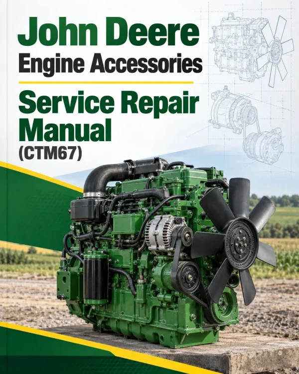 John Deere OEM Engine Accessories Service Repair Manual (CTM67) John Deere OEM Engine Accessories Service Repair Manual (CTM67)