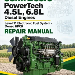 John Deere PowerTech 4.5L, 6.8L Diesel Engines Level 11 Electronic Fuel System - Denso HPCR Repair Manual John Deere PowerTech 4.5L, 6.8L Diesel Engines Level 11 Electronic Fuel System - Denso HPCR Repair Manual