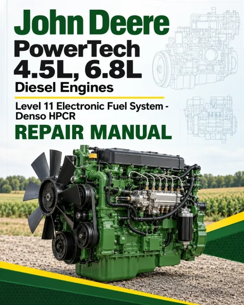 John Deere PowerTech 4.5L, 6.8L Diesel Engines Level 11 Electronic Fuel System - Denso HPCR Repair Manual John Deere PowerTech 4.5L, 6.8L Diesel Engines Level 11 Electronic Fuel System - Denso HPCR Repair Manual