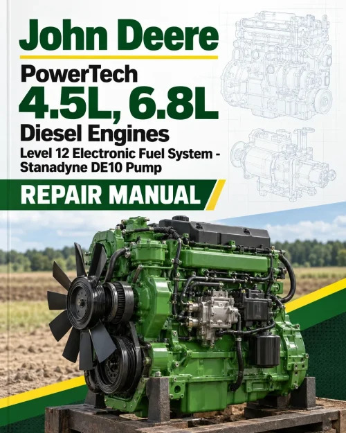 John Deere PowerTech 4.5L, 6.8L Diesel Engines Level 12 Electronic Fuel System - Stanadyne DE10 Pump Repair Manual John Deere PowerTech 4.5L, 6.8L Diesel Engines Level 12 Electronic Fuel System - Stanadyne DE10 Pump Repair Manual