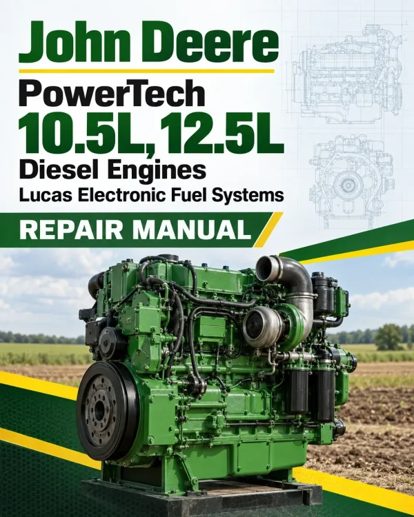 John Deere PowerTech 10.5L, 12.5L Diesel Engines Lucas Electronic Fuel Systems Repair Manual (CTM115) John Deere PowerTech 10.5L, 12.5L Diesel Engines Lucas Electronic Fuel Systems Repair Manual (CTM115)