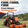 Kubota F2690, F2690E, F3990 Front Mower Workshop Manual