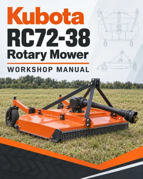 Kubota RC72-38 Rotary Mower Workshop Manual Kubota RC72-38 Rotary Mower Workshop Manual