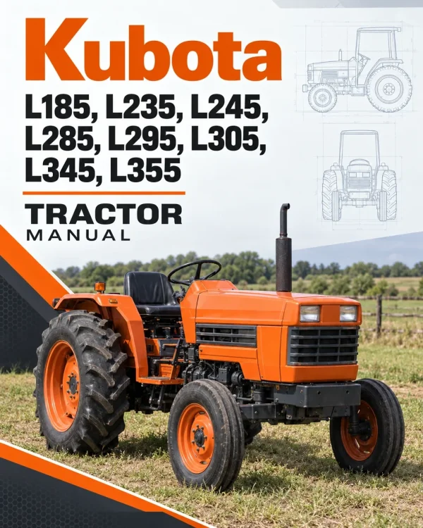 Kubota L185, L235, L245, L285, L295, L305, L345, L355 Tractor Manual Kubota L185, L235, L245, L285, L295, L305, L345, L355 Tractor Manual