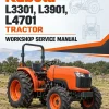 Kubota L3301, L3901, L4701 Tractor Workshop Service Manual Kubota L3301, L3901, L4701 Tractor Workshop Service Manual