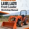 Kubota LA181, LA211 Front Loader Workshop Manual Kubota LA181, LA211 Front Loader Workshop Manual