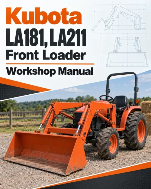 Kubota LA181, LA211 Front Loader Workshop Manual Kubota LA181, LA211 Front Loader Workshop Manual