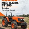 Kubota M59, TL1350, BT1200 Tractor Workshop Manual