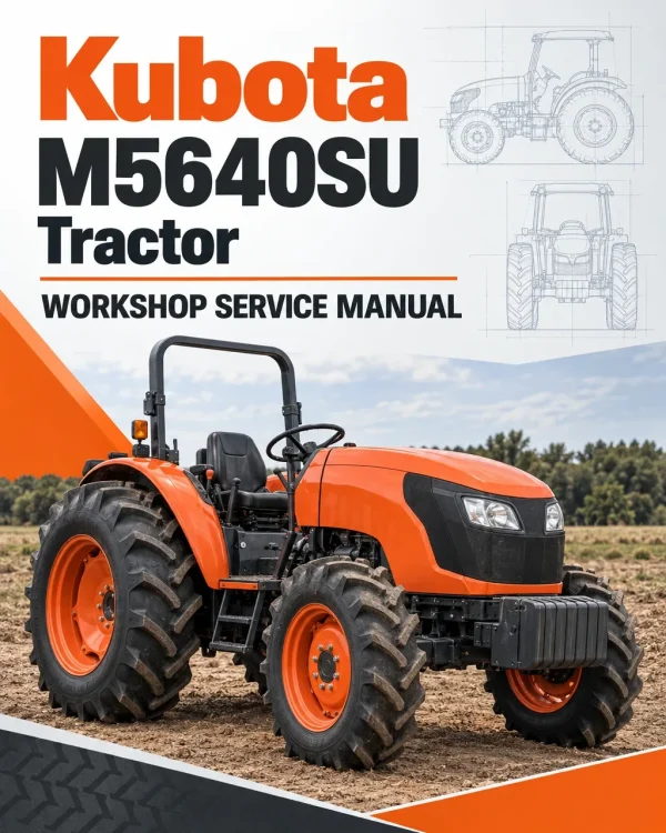 Kubota M5640SU Tractor Workshop Service Manual