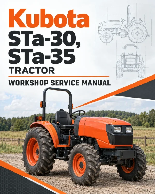 Kubota STa-30, STa-35 Tractor Workshop Service Manual