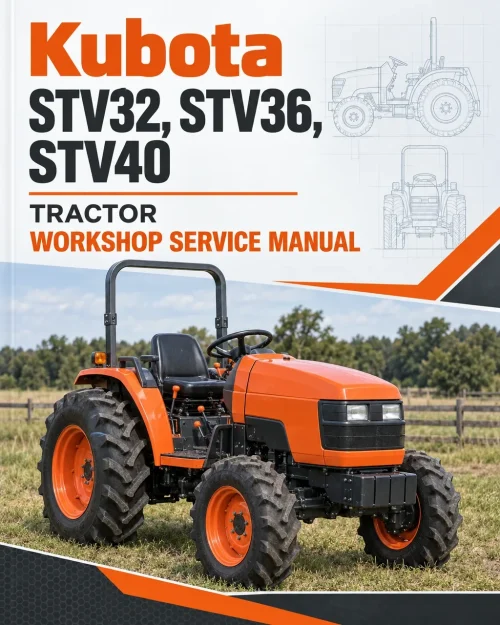 Kubota STV32, STV36, STV40 Tractor Workshop Service Manual Kubota STV32, STV36, STV40 Tractor Workshop Service Manual