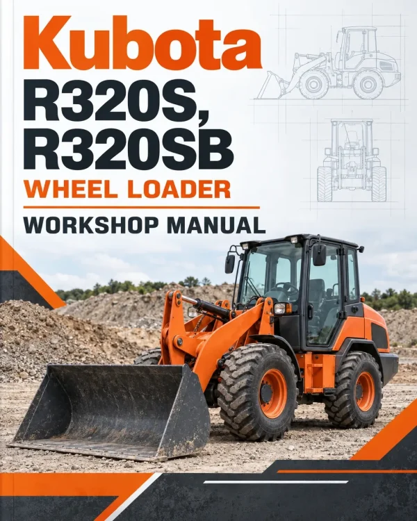 Kubota R320S, R320SB Wheel Loader Workshop Manual