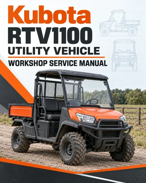 Kubota RTV1100 Utility Vehicle Workshop Service Manual Kubota RTV1100 Utility Vehicle Workshop Service Manual
