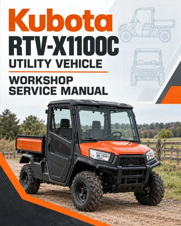 Kubota RTV-X1100C Utility Vehicle Workshop Service Manual