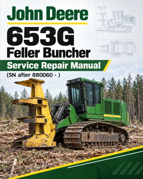John Deere 653G Feller Buncher Service Repair Manual (SN after 880060 - )