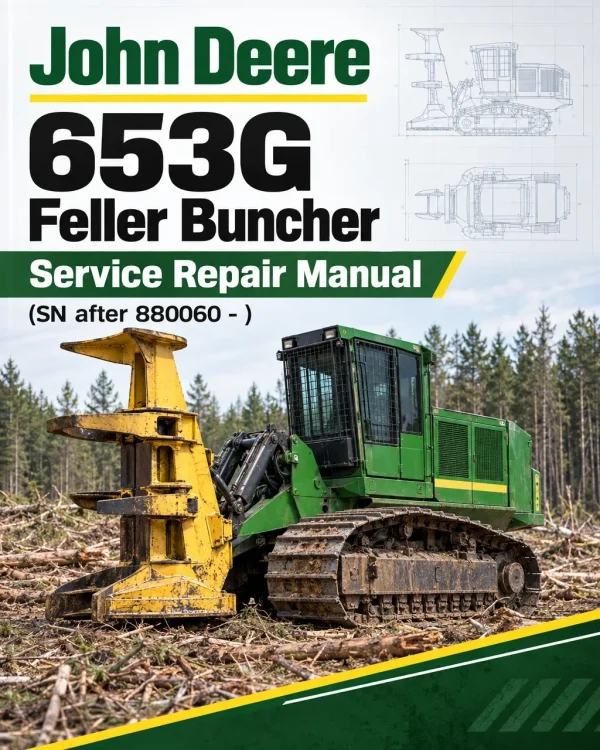 John Deere 653G Feller Buncher Service Repair Manual (SN after 880060 - )