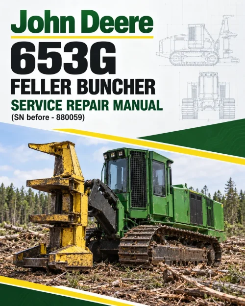John Deere 653G Feller Buncher Service Repair Manual (SN before - 880059)