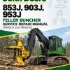John Deere 853J, 903J, 953J Feller Buncher Service Repair Manual (TM10271 and TM10270)