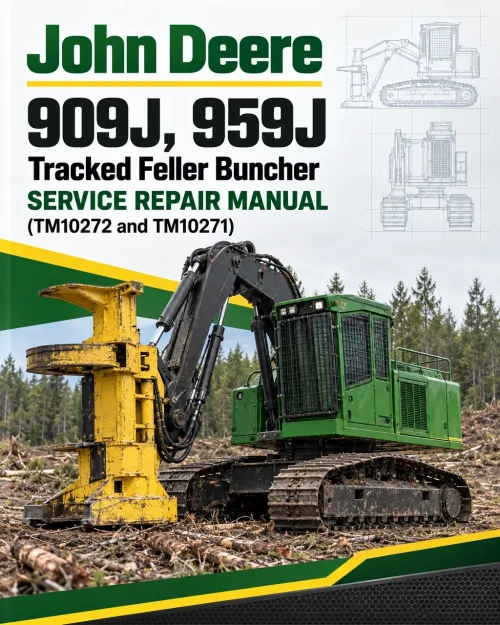 John Deere 909J, 959J Tracked Feller Buncher Service Repair Manual (TM10272 and TM10271)