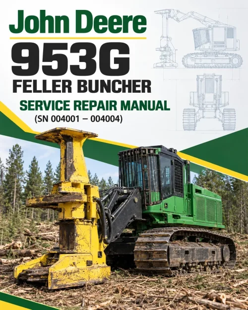 John Deere 953G Feller Buncher Service Repair Manual (SN 004001 – 004004) John Deere 953G Feller Buncher Service Repair Manual (SN 004001 – 004004)