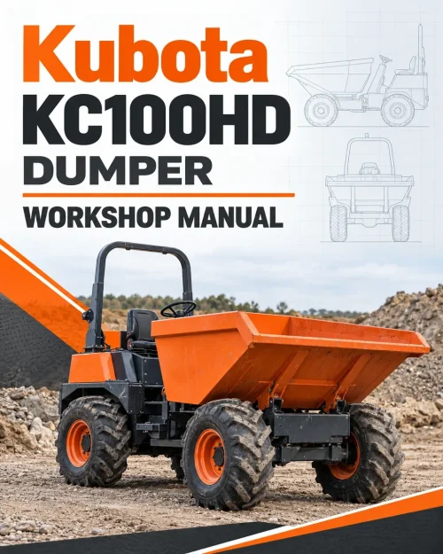 Kubota KC100HD Dumper Workshop Manual Kubota KC100HD Dumper Workshop Manual